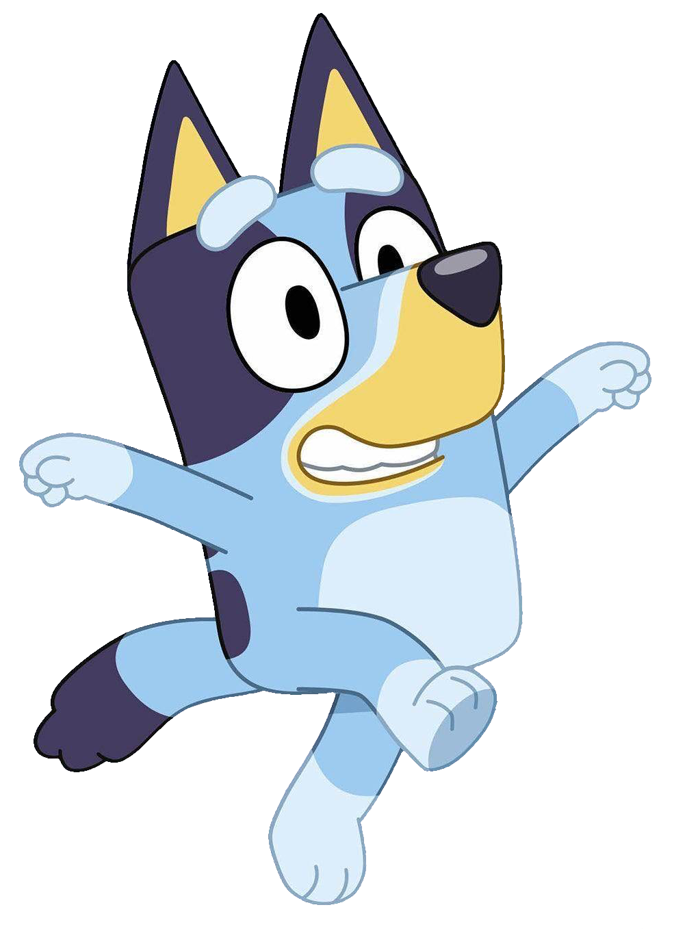 Bluey jumping